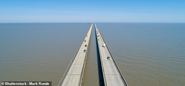 See the longest bridge in the US, the Lake Pontchartrain Causeway, which spans 24 miles (38 km) and carries more than 40,000 vehicles each day.