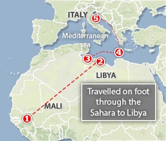 1711564001 146 Father of eight year old African boy who traveled 3500 kilometers alone