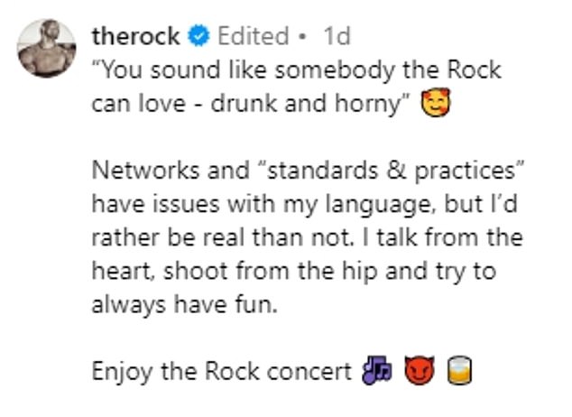 The Rock had responded to the report that claimed some members of the organization were angry about his antics.