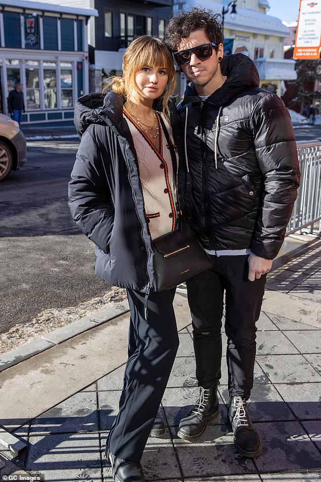 Since 2019, Josh has been married to American actress Debby Ryan, 30, best known for Disney's Suite Life On Deck and Netflix's Insatiable (both pictured in January).