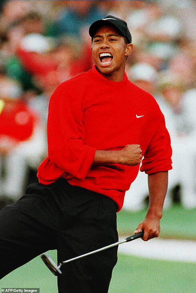 Hughes was alongside Woods at Augusta National when he won his first major at the 1997 Masters.