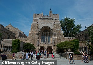 Sterling Memorial Library on the campus of Yale University in New Haven, Connecticut