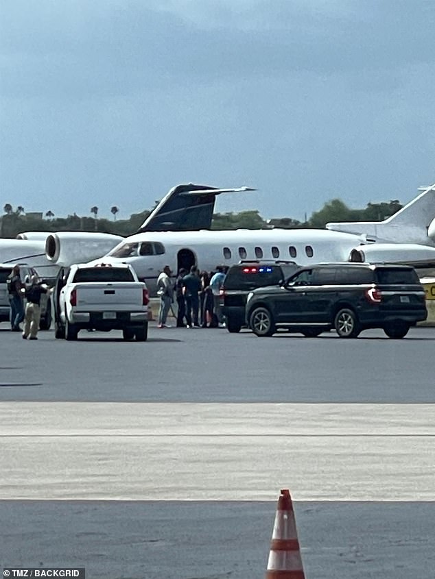 Combs was seen talking to agents at the airport 15 minutes from his Miami Beach home Monday night, but was never arrested.
