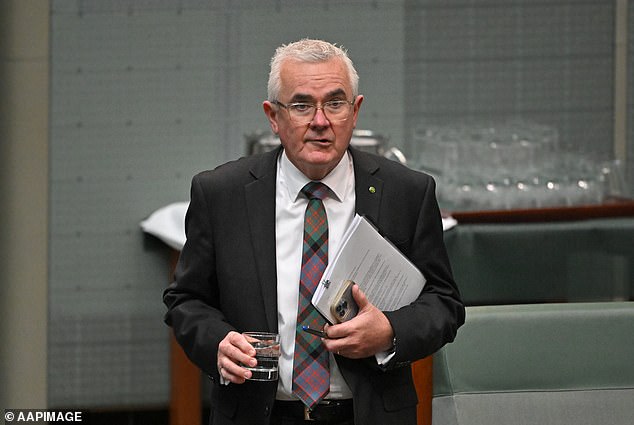 MP Andrew Wilkie criticized the government for silencing him