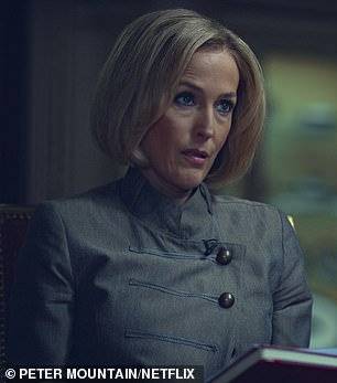 Gillian pictured as Emily in Netflix drama