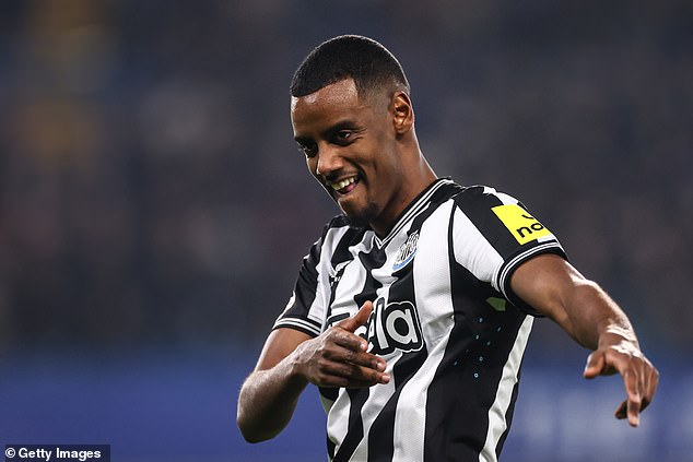 Alexander Isak is the other name in the Premier League that stands out and has 16 goals this season.