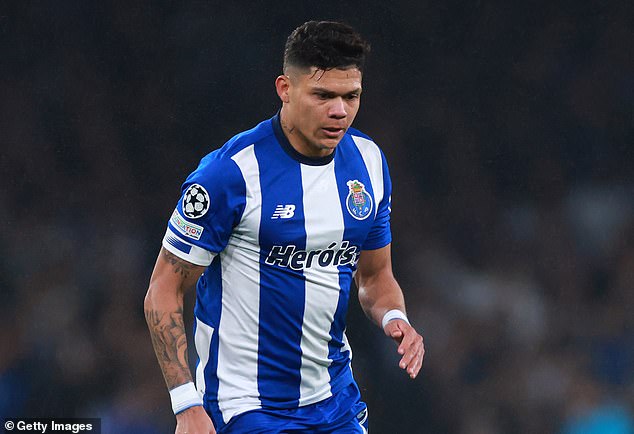 Porto's Evanilson played against the Gunners in the Champions League round of 16