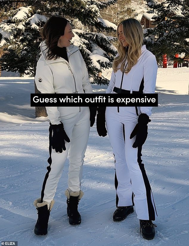 Guess the outfit - ski edition! One costs £119 at Zara and the most expensive option costs £921 at Cordova.