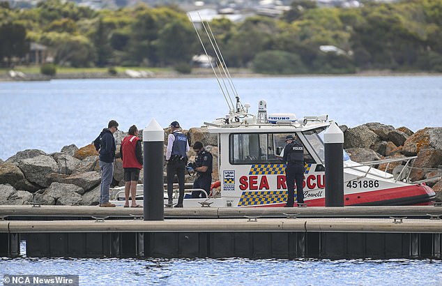 Five people were on board the ill-fated boat when it capsized at around 4pm on Monday, near Spilsby Island off Port Lincoln.