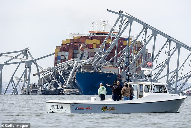 1711602697 256 Hazardous chemicals are LEAKING into Baltimore harbor from stricken vessel