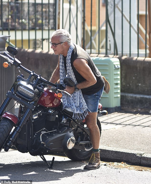 He consoled himself by taking a solo motorcycle ride through the streets of Sydney.