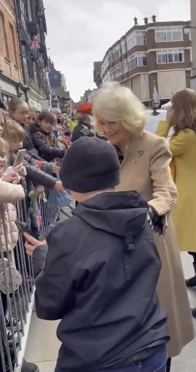 The sweet moment when Charlie asks the Queen for a selfie to which she agrees