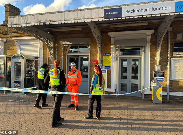 Detectives are appealing for witnesses to come forward after the man was seriously injured in Beckenham Junction today.