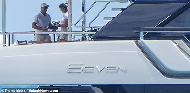 Both yachts have the word Seven, a reference to Beckham's team number at Manchester United and England, and his daughter Harper's middle name, emblazoned on the hull.