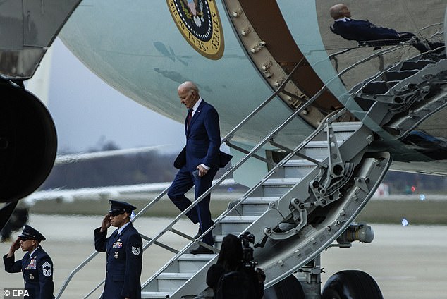 Biden has stepped up travel this month. He was in the crucial state of North Carolina on Tuesday when she joined Vice President Kamala Harris to talk about her health care plans.