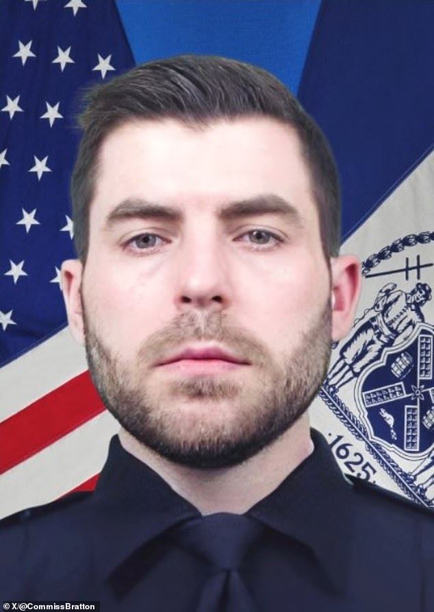 Jonathan Diller, the young officer from Long Island, has been in office for just three years and leaves behind a young widow.