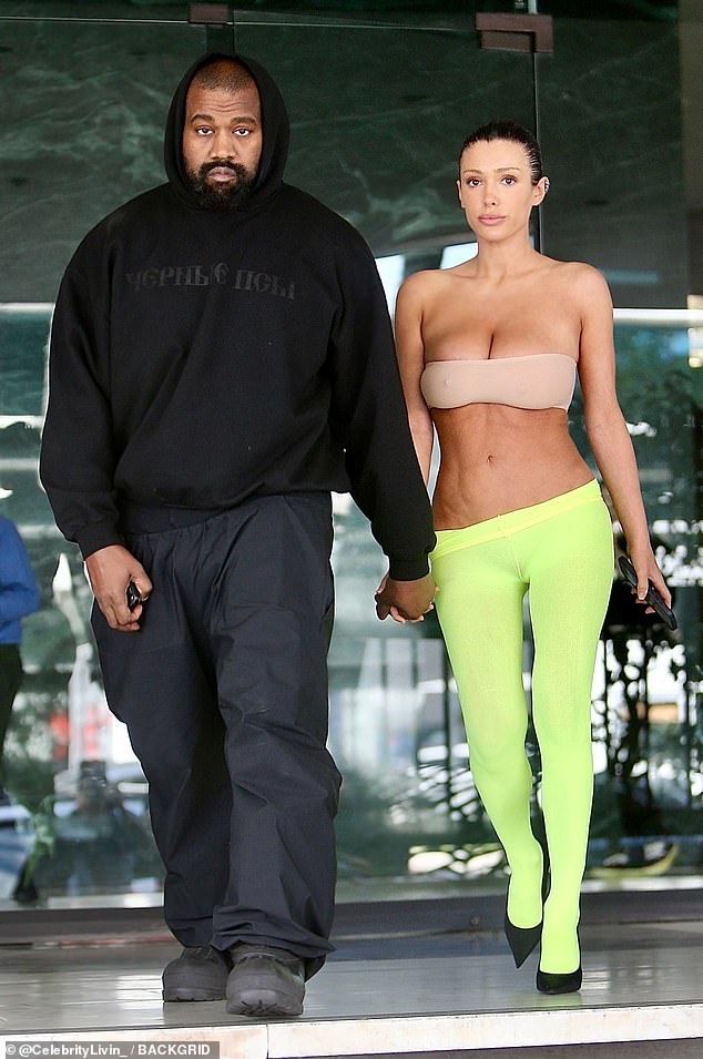 Bianca has made headlines in recent months for stepping out with Kanye in a series of extremely revealing outfits.