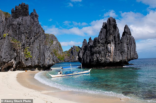 Palawan Island in the Philippines offers snorkeling and kayaking