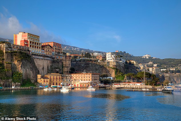 The picturesque waterfront of Sorrento, Italy