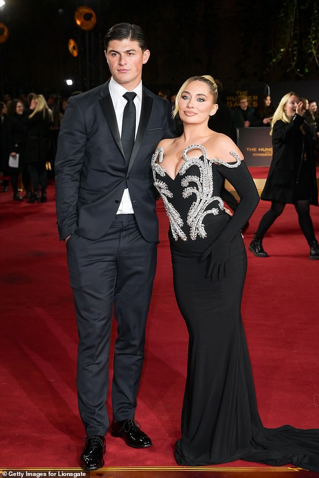 It comes just four months after the social media star and athlete made their first red carpet appearance together at the world premiere of The Hunger Games in November.