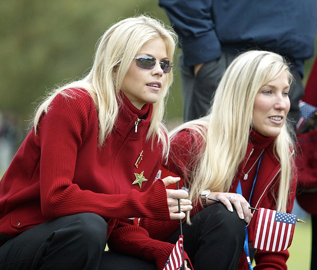 Nordegren (pictured left in 2002) had been working as an au pair for fellow Swede Jesper Parnevik.