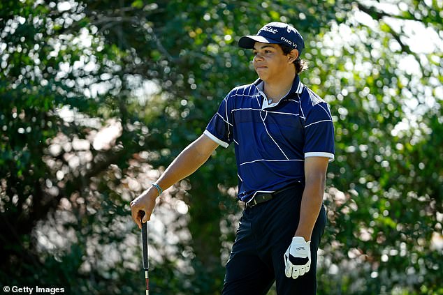 The 15-year-old wants to follow in his father's footsteps and often competes alongside him.