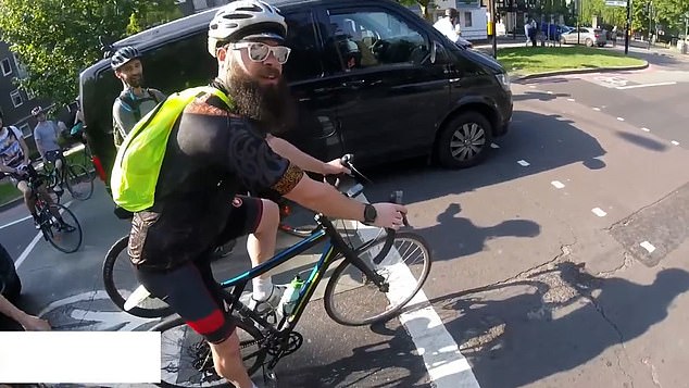 1711641211 810 Cyclists turn on each other in rider on rider road rage footage