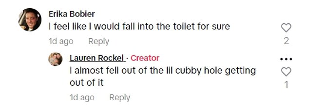 Viewers once again took to the comments to speculate about the nature and strange location of the secret room next to the bathroom.