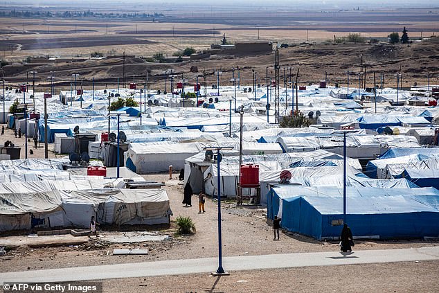 Roj camp houses around 60 Britons, with around 2,600 detainees in total