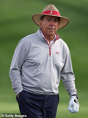 Nick Saban is going to play golf in February