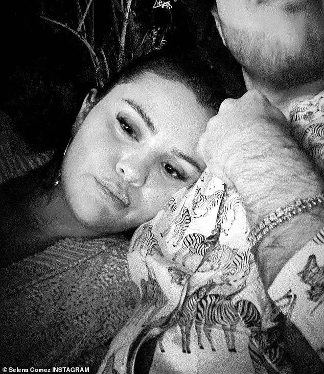 Selena confirmed her relationship with him in December 2023, noting that they had been secretly dating for six months;  seen in a post she shared on December 7