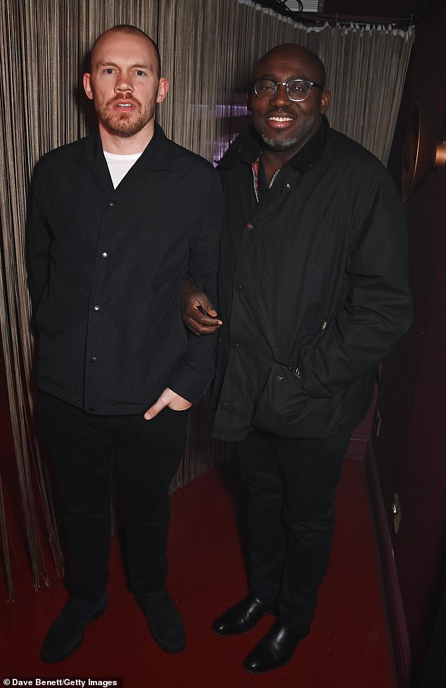 Edward Enninful and his husband Alec Maxwell looked more than in love as they enjoyed a sweet date night.