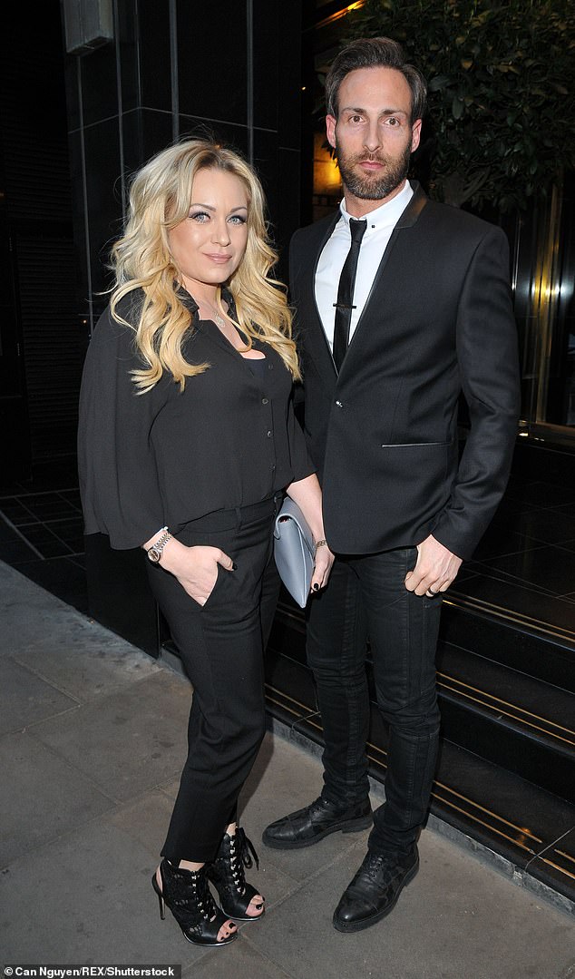 Rita Simons revealed she suffered deep depression after divorcing her husband of 14 years, Theo Silveston. Both photographed in 2017.