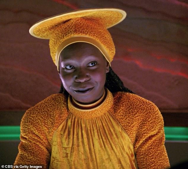 Whoopi played the role of Guinan in the television series Star Trek: The Next Generation from 1988 to 1993.