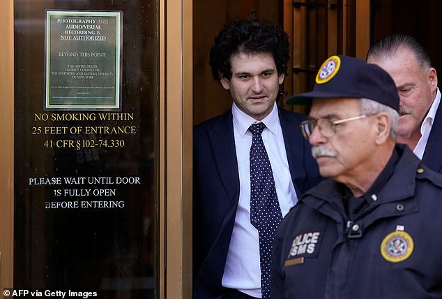The judge quickly dismissed the idea that Bankman-Fried deserved a lighter sentence because FTX customers lost nothing in the fraud. In the photo: Bankman-Fried leaves a courthouse in March 2023