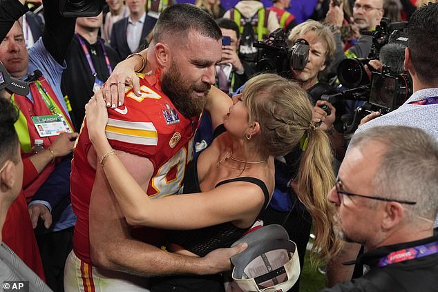 Kelce won the Super Bowl with the Kansas City Chiefs last season amid his romance with Swift