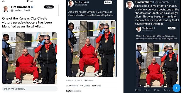 Photos of him spread on X, formerly Twitter, along with the false claim that he was an undocumented immigrant and one of the shooters.
