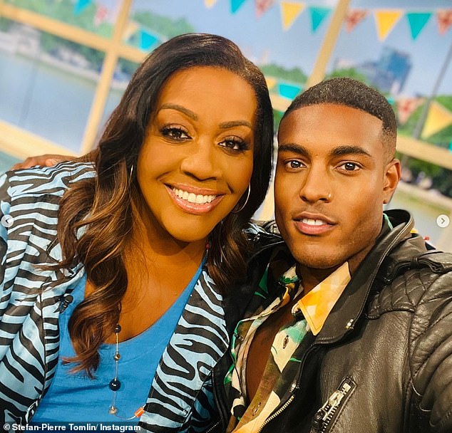 He then appeared on several television shows including Celebs Go Dating, Dinner Date, First Dates, This Morning and The Jeremy Vine Show (pictured with Alison Hammond).