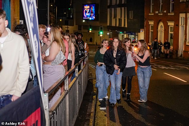 NOTTINGHAM: As the night came to an end, revelers began the long walk home.