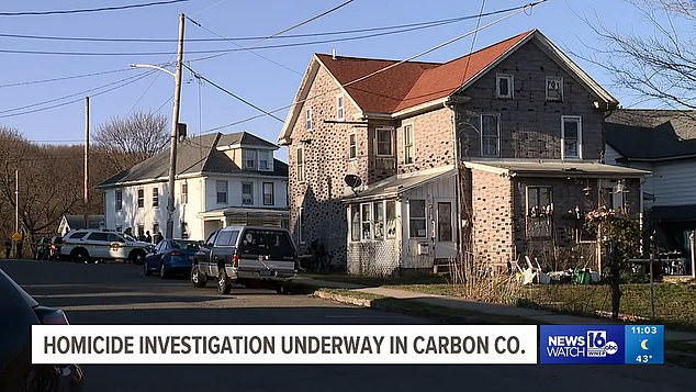 Police were called to Carbon Street in Lehighton, Pennsylvania.