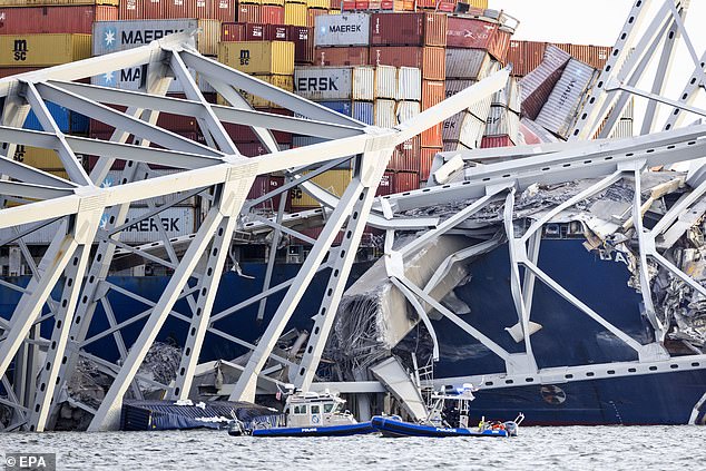 Investigators from the National Transportation Safety Bureau returned aboard the container ship Dali on Wednesday as two more bodies were recovered in the search for construction workers who died when the ship crashed on Tuesday.