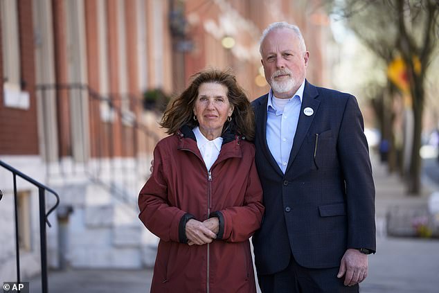 Evan's parents, Ella Milman and Mikhail Gershkovich (pictured together), are Jewish immigrants who fled the Soviet Union to the United States in 1979, before meeting in Brooklyn.