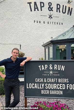 The Tap & Run pub in Nottingham, owned by cricket star Stuart Broad, caught fire in the early hours of June 11, 2022.