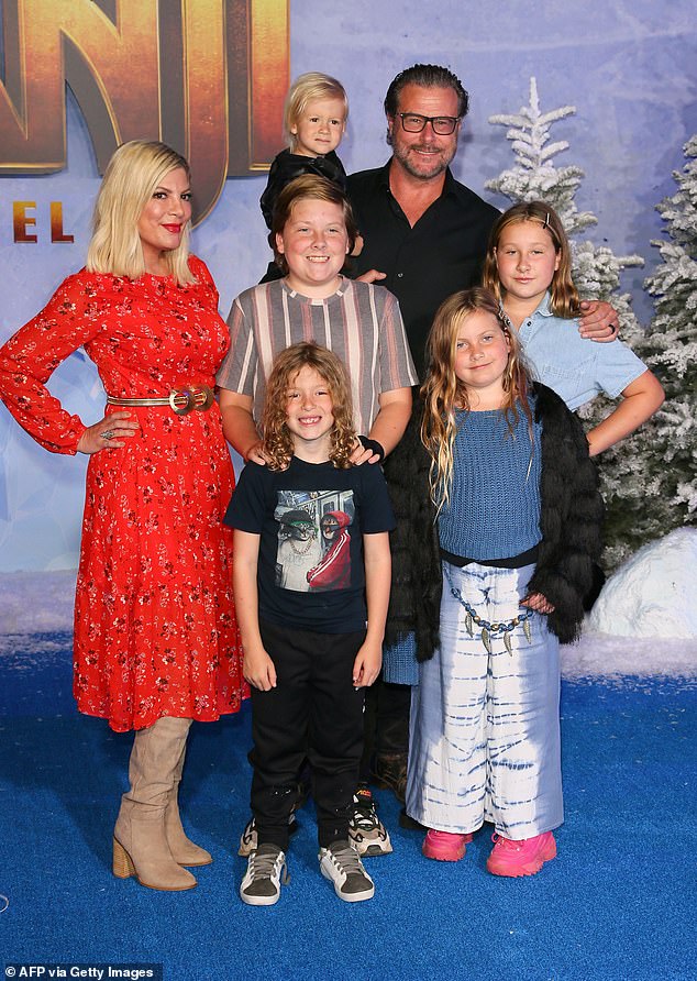 The former couple share five minor children: Spelling is requesting sole physical custody of the children and also joint legal custody.
