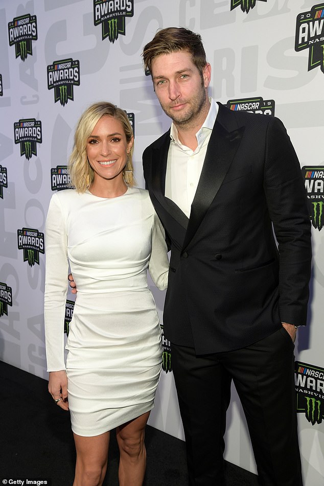 Kristin was previously married to Jay Cutler, a former football player, from 2013 until they separated in April 2020, and their divorce was finalized in June 2022 (pictured in 2015).