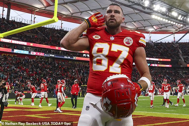 NFL games are often held abroad: Last year, Travis Kelce and the Chiefs played in Germany.
