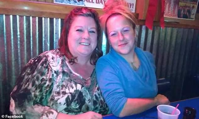 In a letter from Kaylee's family to the public, her parents confirmed that the 16-year-old was finally released from the intensive care unit, where she was recovering from the brutal injuries she suffered during the violent fight on March 8 ( pictured: Kaylee's grandmother and mother)