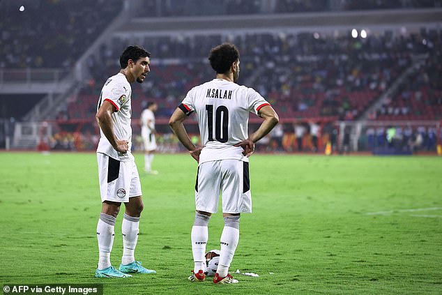 Marmoush played alongside Salah during Egypt's AFCON campaign earlier this year.