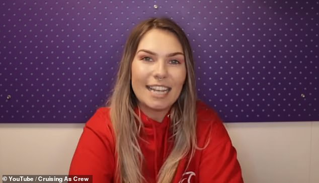 Lucy Southerton, 28, from Birmingham, documents her experiences and shares behind-the-scenes information and advice with her 65,000 subscribers on YouTube, where she posts under the name 'Cruising as Crew'.