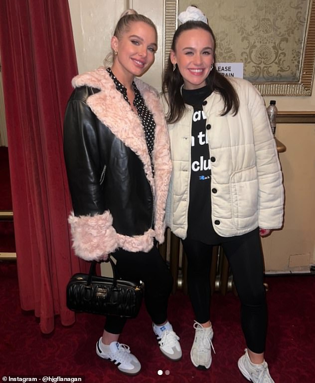 However, Helen still made sure to support the show as she headed to see the production which now stars her former Coronation Street colleague Ellie Leach.